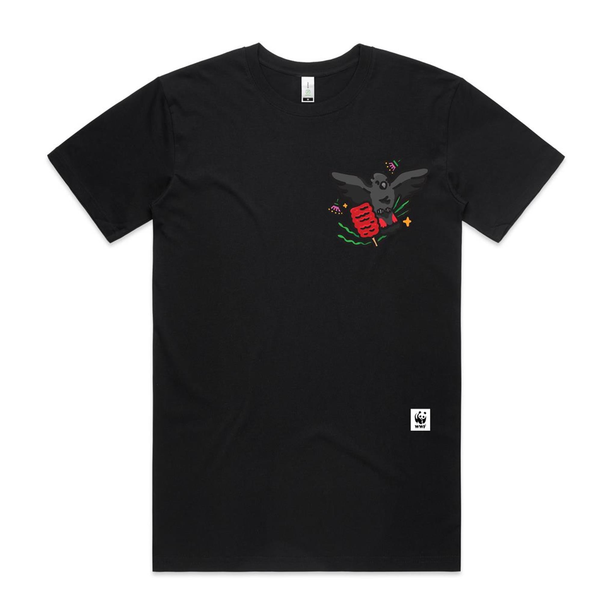 Glossy Gang - Glossy Black Cockatoo | Pocket Pal T-Shirt
