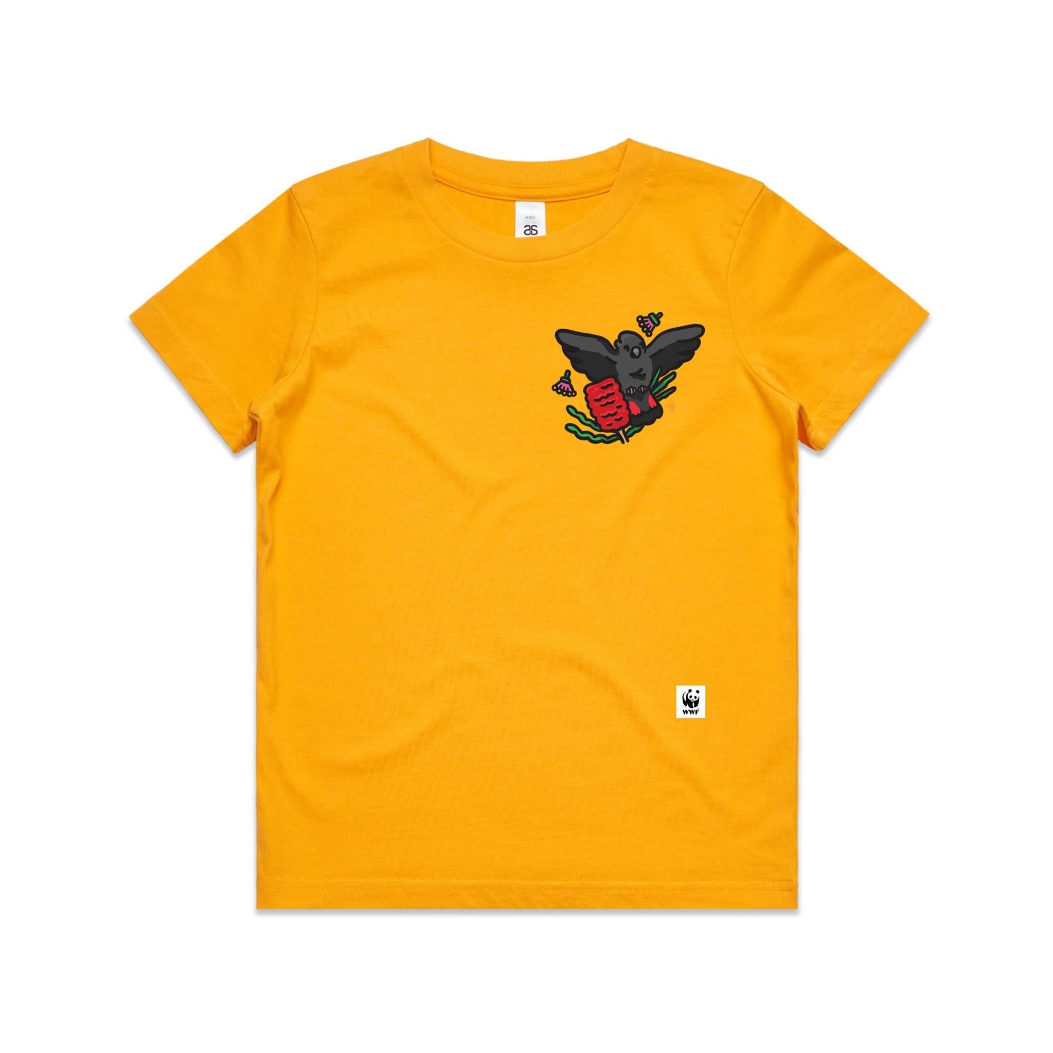 Glossy Gang Glossy Black Cockatoo Pocket Pal | Kids T-Shirt