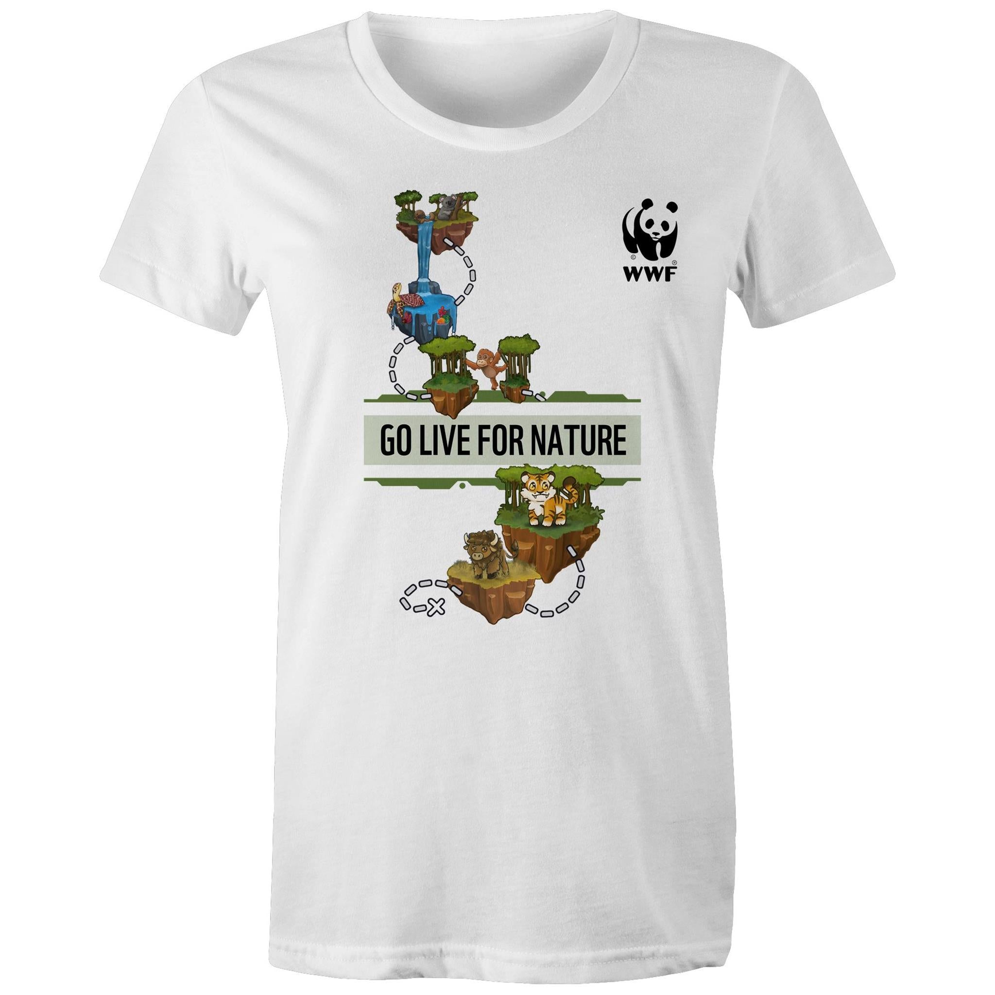 Go live for nature t-shirt