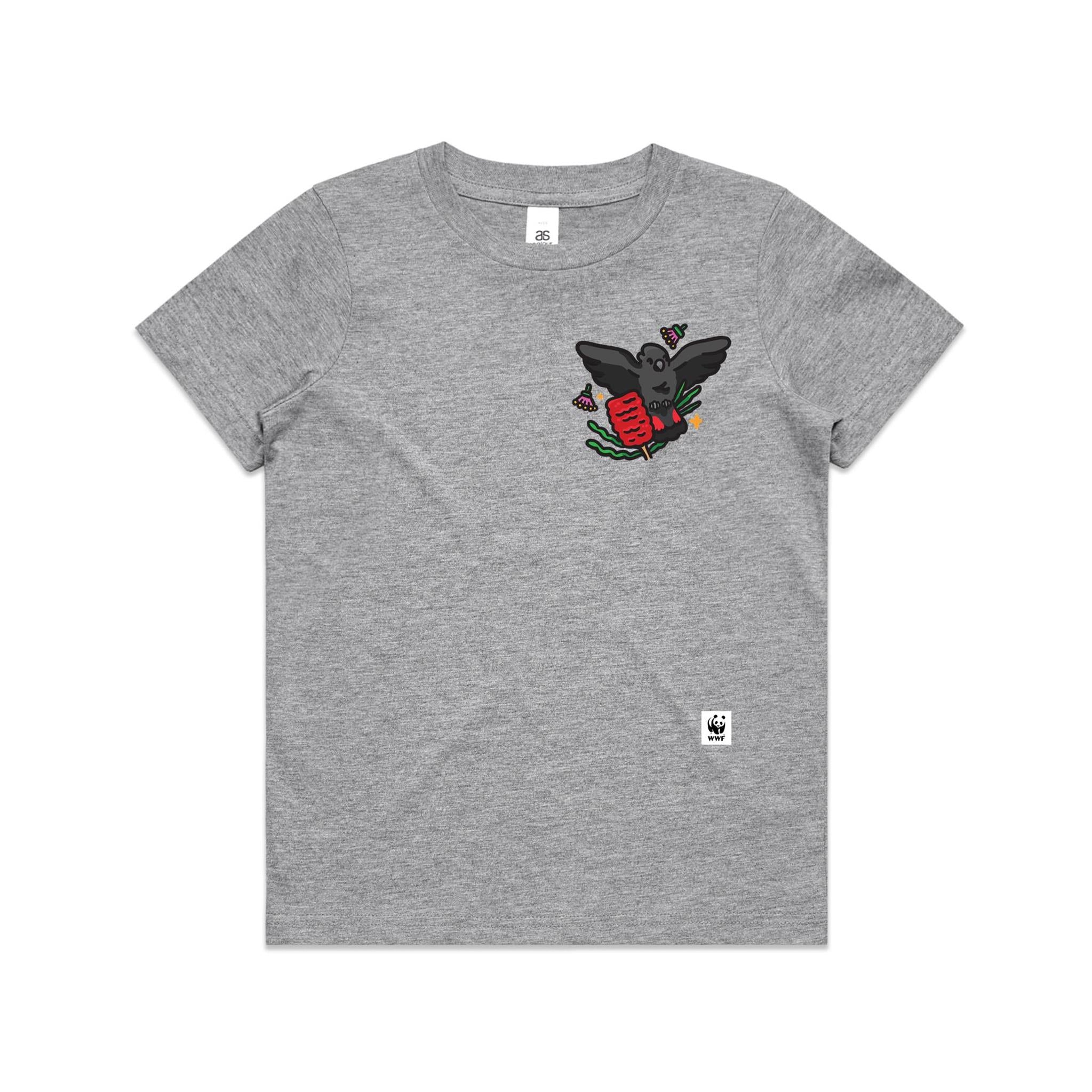 Glossy Gang Glossy Black Cockatoo Pocket Pal | Kids T-Shirt