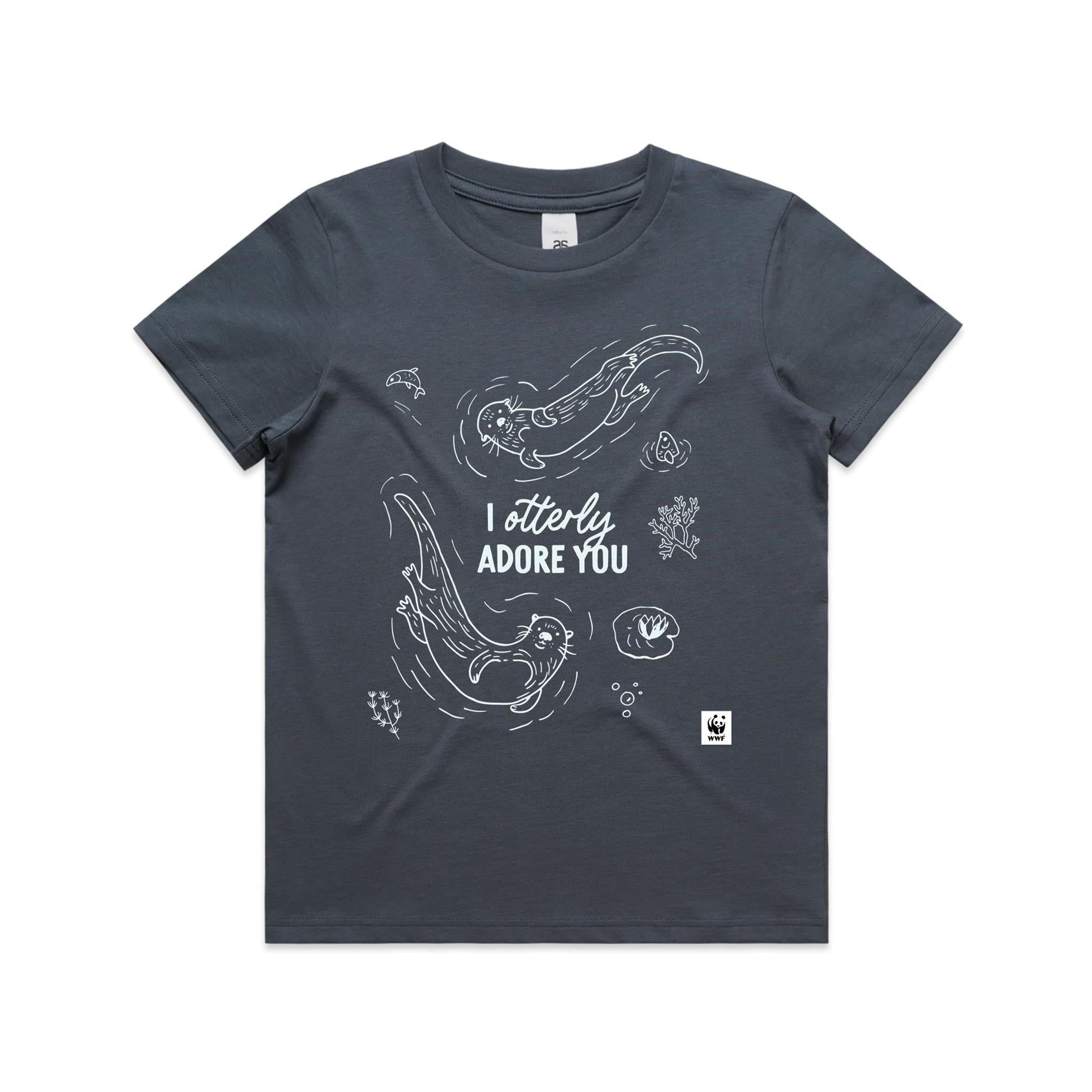 I Otterly Adore You Kids T-Shirt