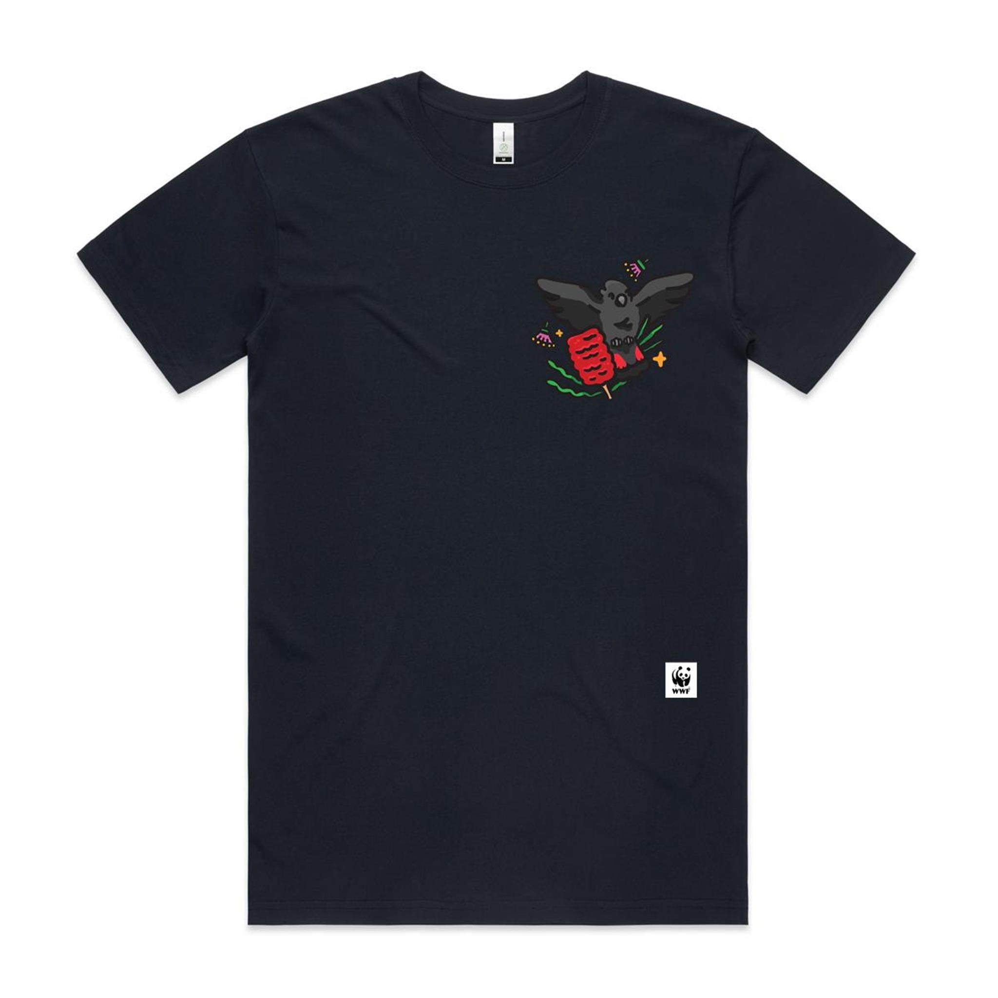 Glossy Gang - Glossy Black Cockatoo | Pocket Pal T-Shirt