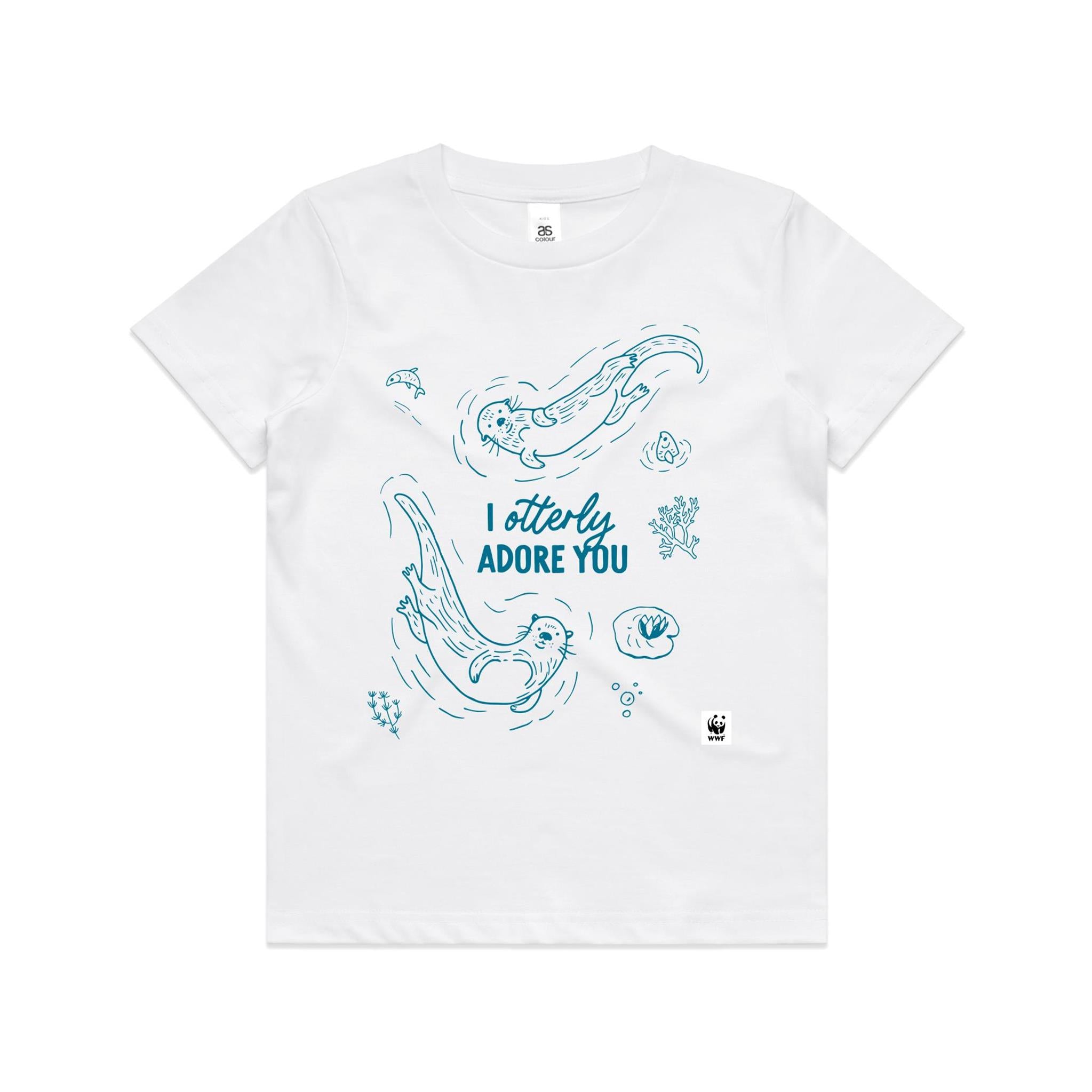 I Otterly Adore You Kids T-Shirt