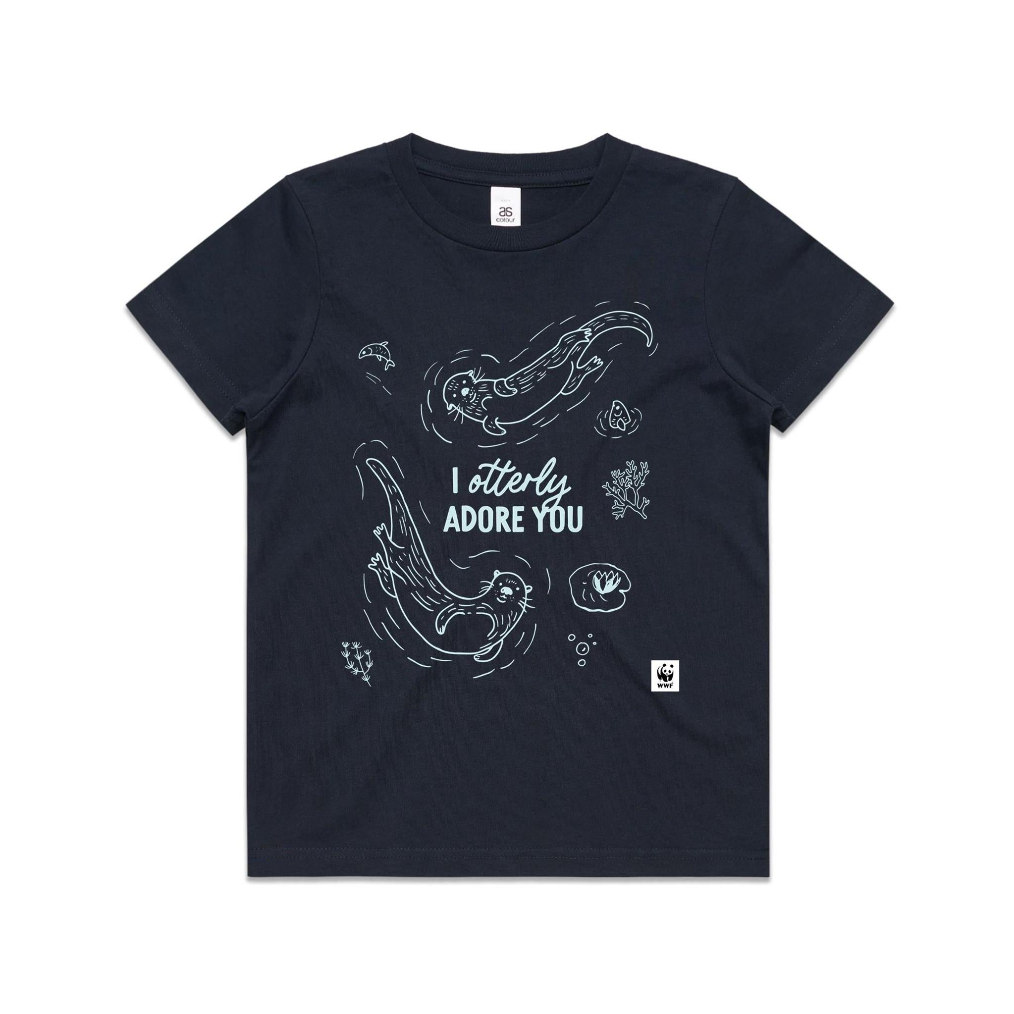 I Otterly Adore You Kids T-Shirt