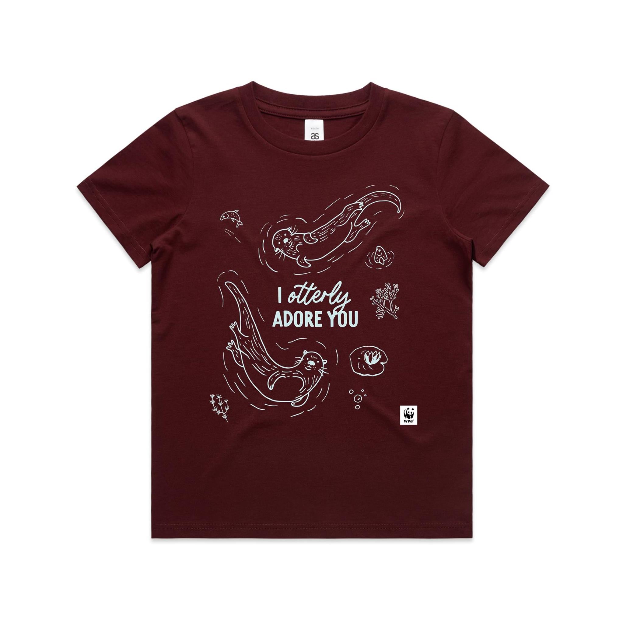 I Otterly Adore You Kids T-Shirt