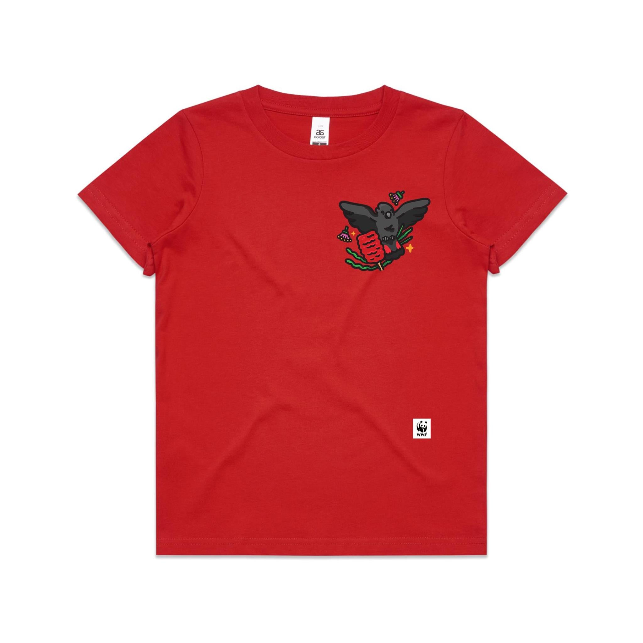 Glossy Gang Glossy Black Cockatoo Pocket Pal | Kids T-Shirt