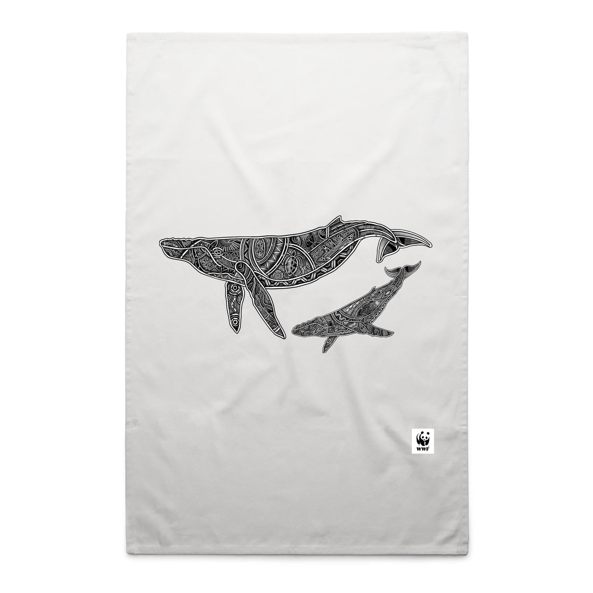 Whale Tea Towel