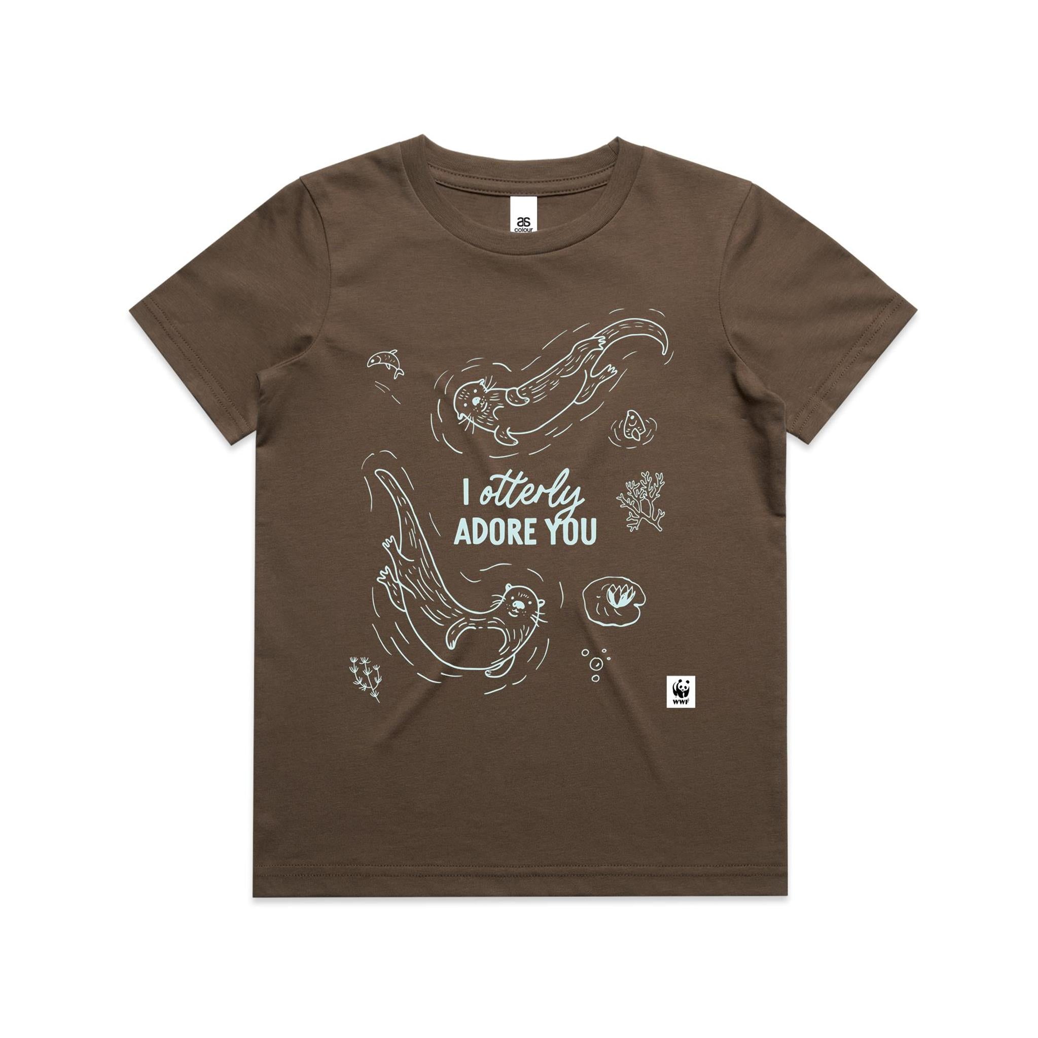 I Otterly Adore You Kids T-Shirt