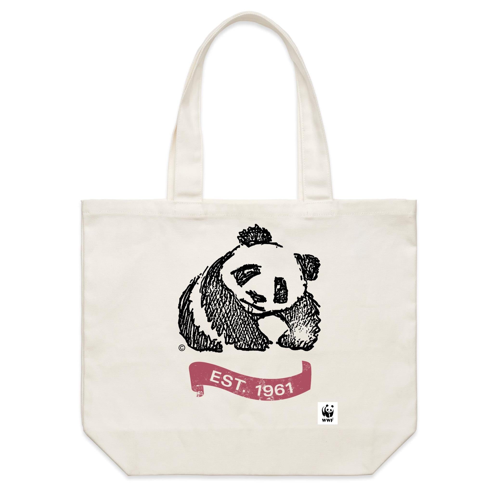 Panda Shoulder Tote Bag