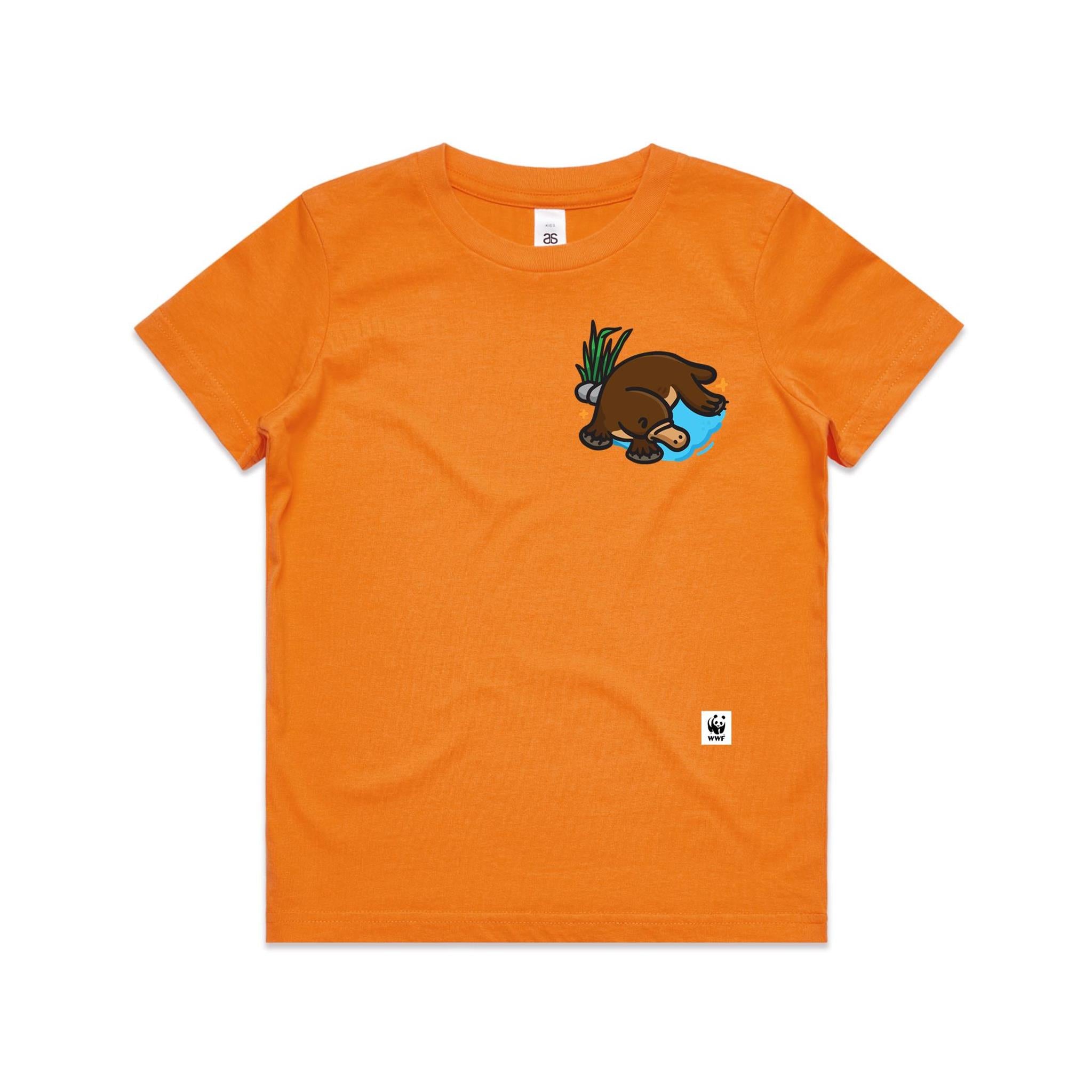 Lil' Paddle Platypus Pocket Pal | Kids T-Shirt