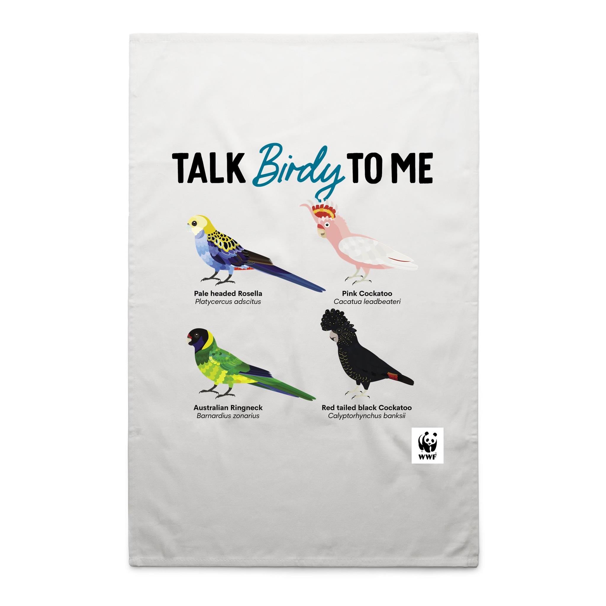 Talk Birdy To Me - Tea Towel