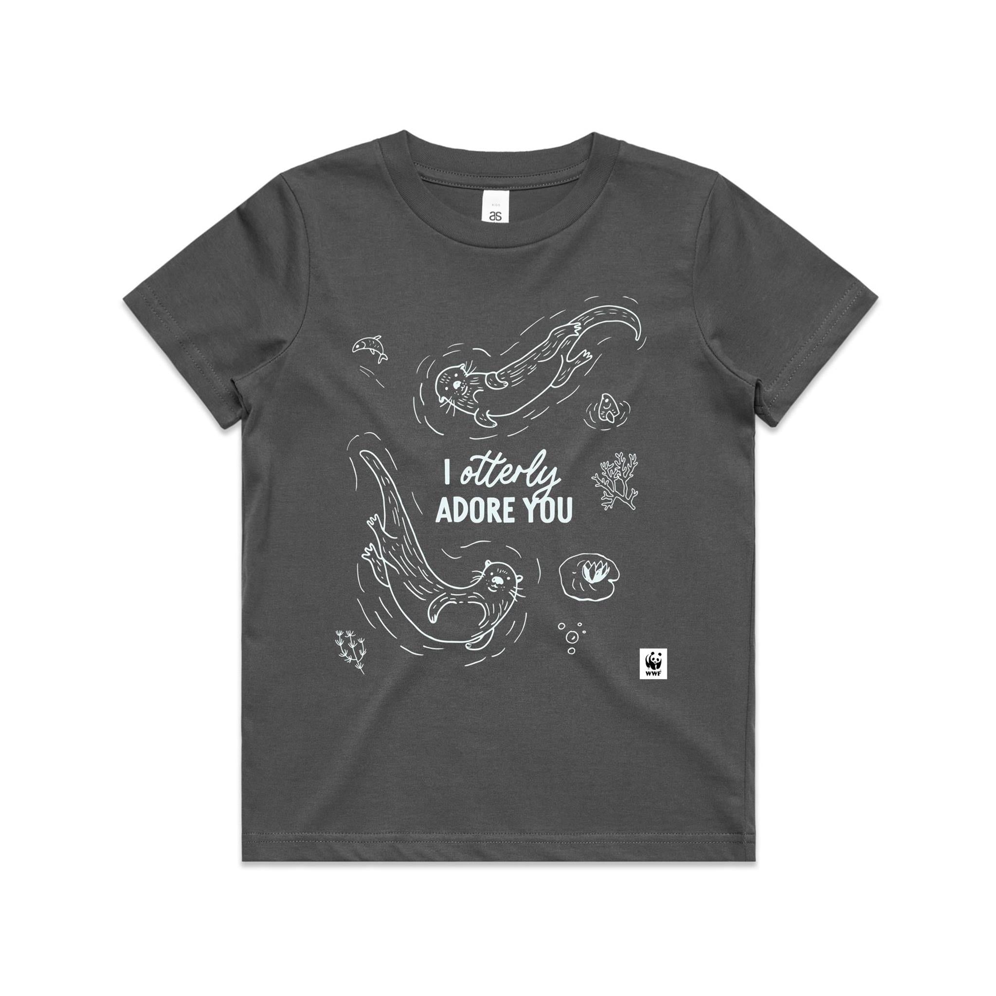 I Otterly Adore You Kids T-Shirt