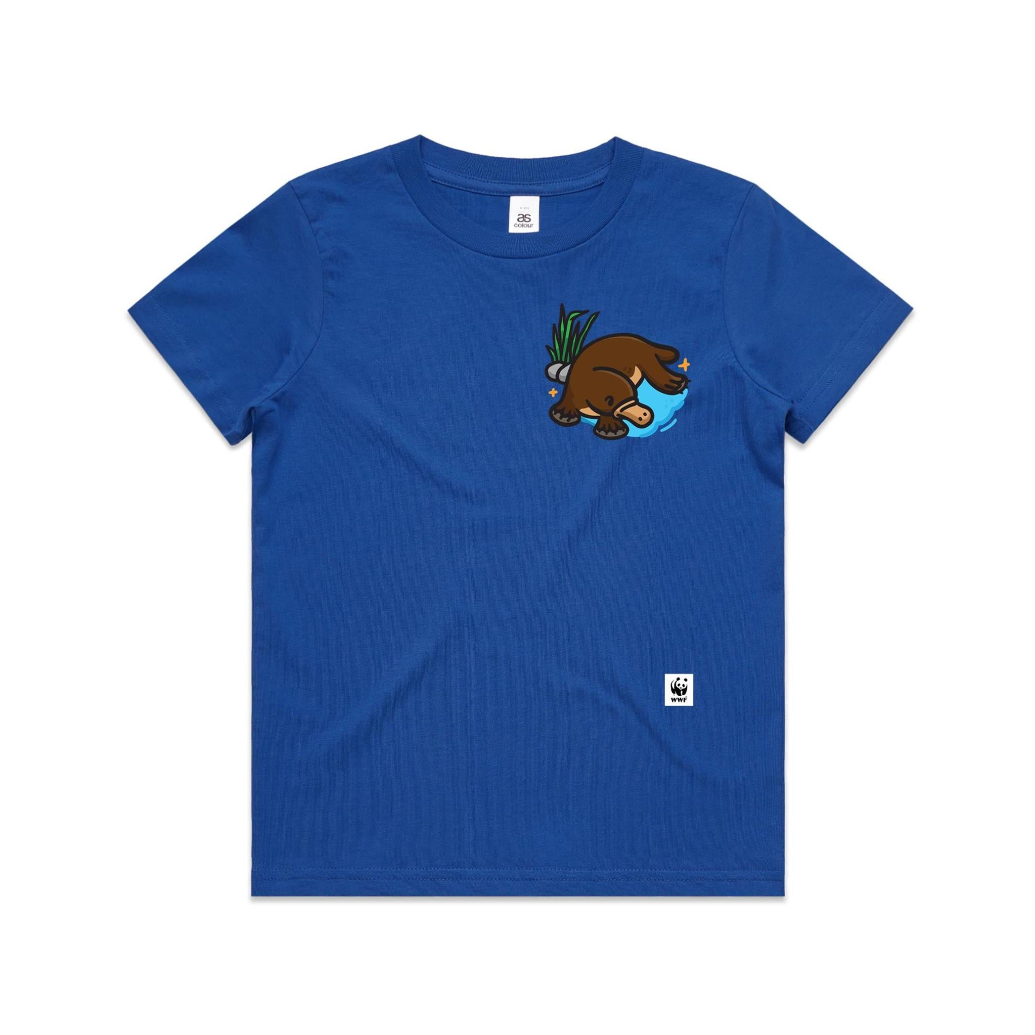 Lil' Paddle Platypus Pocket Pal | Kids T-Shirt