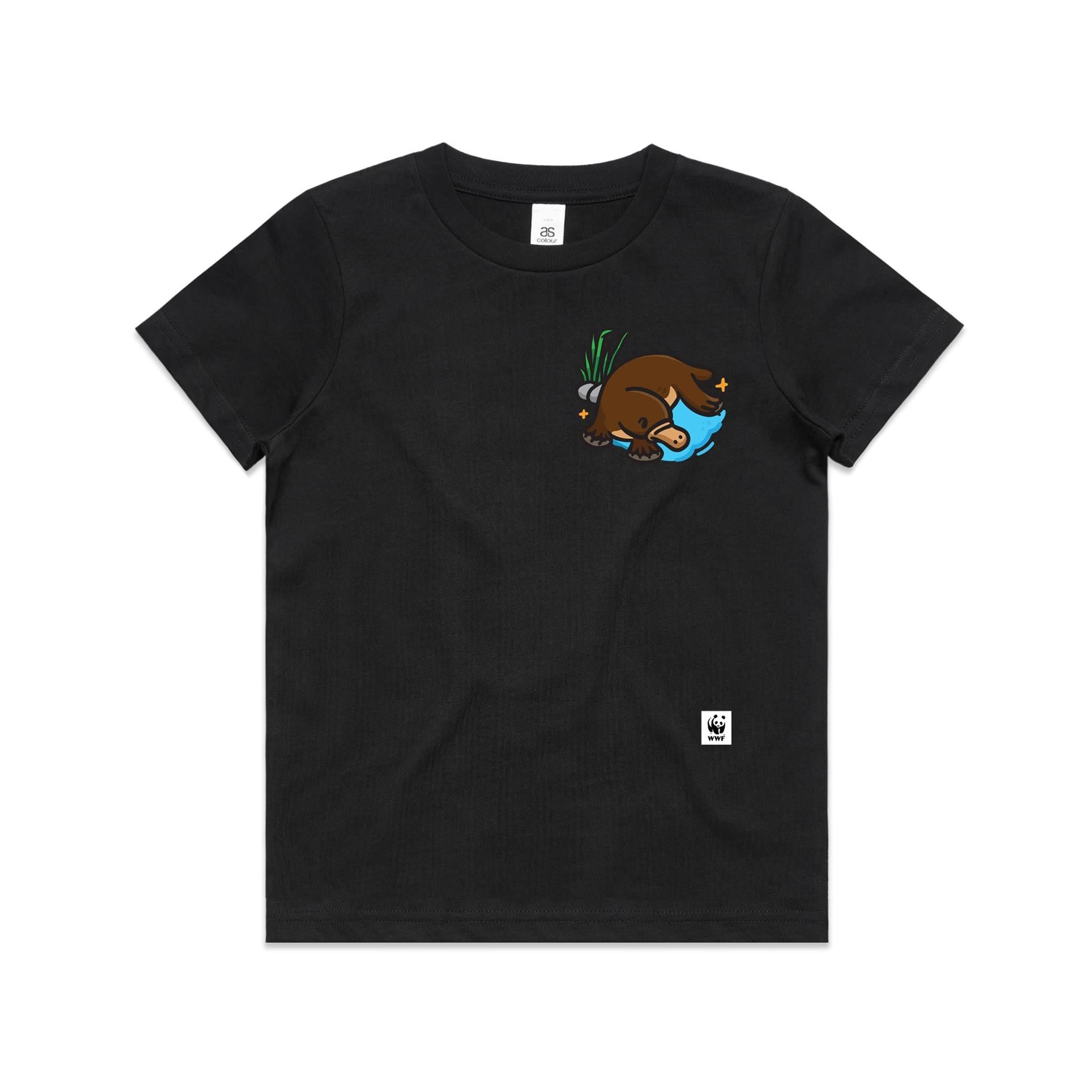 Lil' Paddle Platypus Pocket Pal | Kids T-Shirt