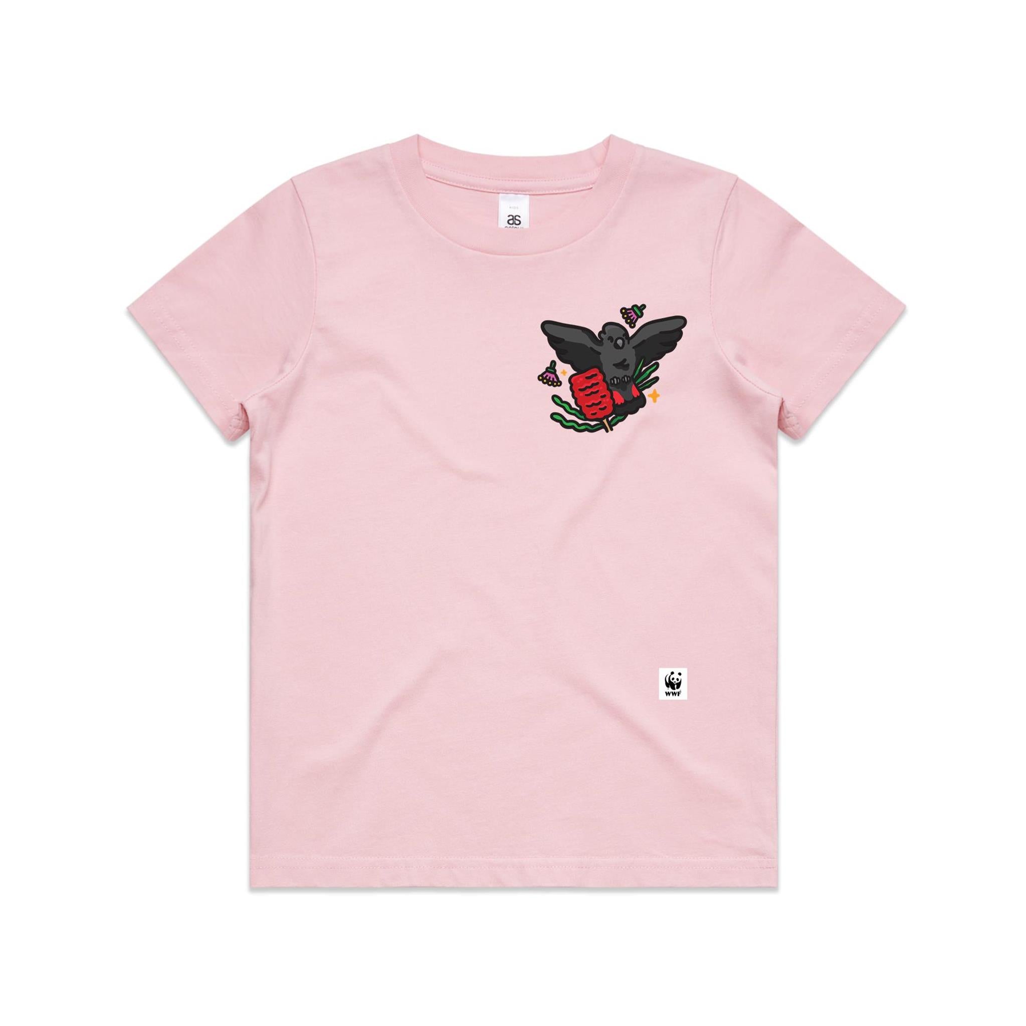 Glossy Gang Glossy Black Cockatoo Pocket Pal | Kids T-Shirt