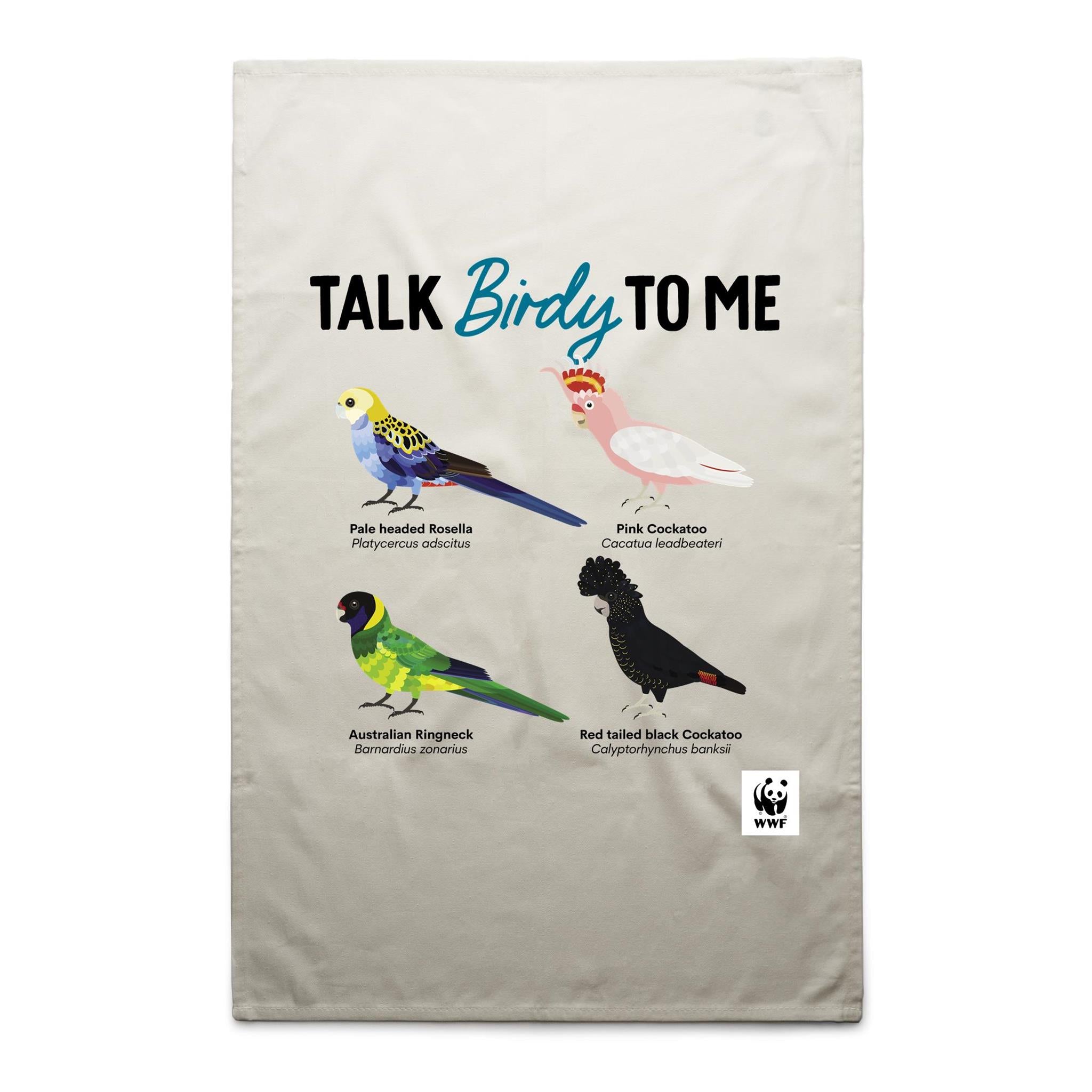 Talk Birdy To Me - Tea Towel