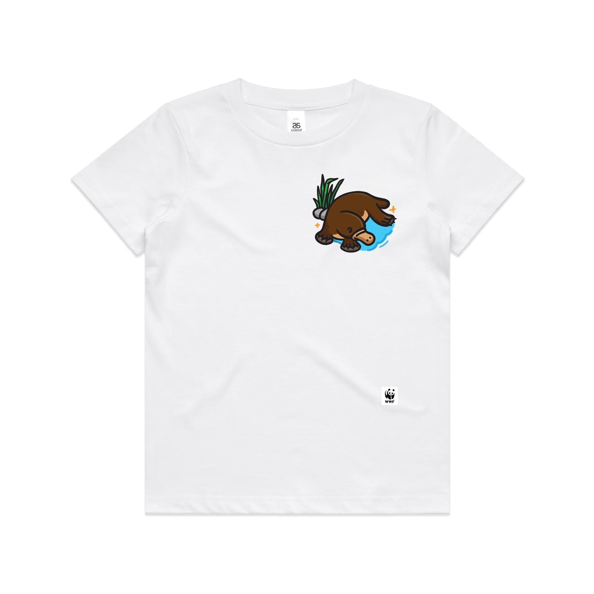 Lil' Paddle Platypus Pocket Pal | Kids T-Shirt