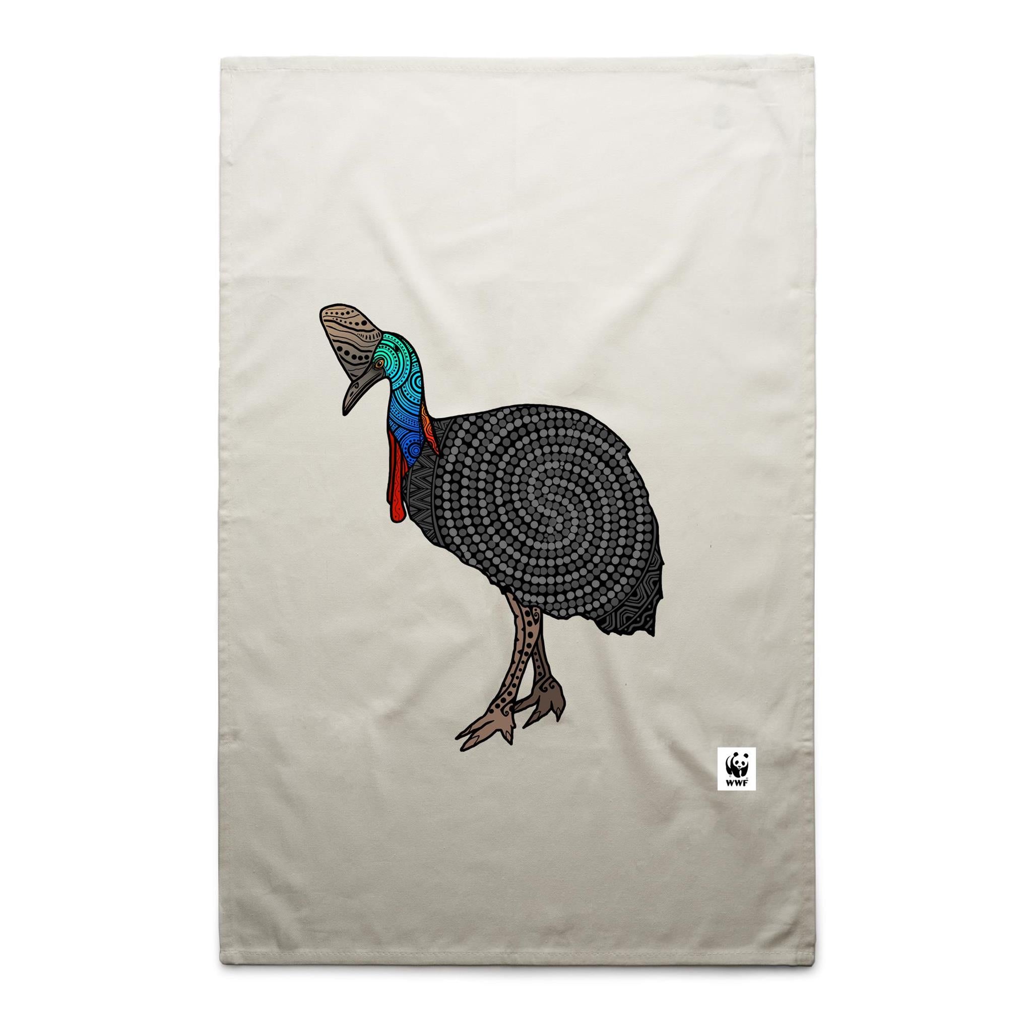 Cassowary - Tea Towel