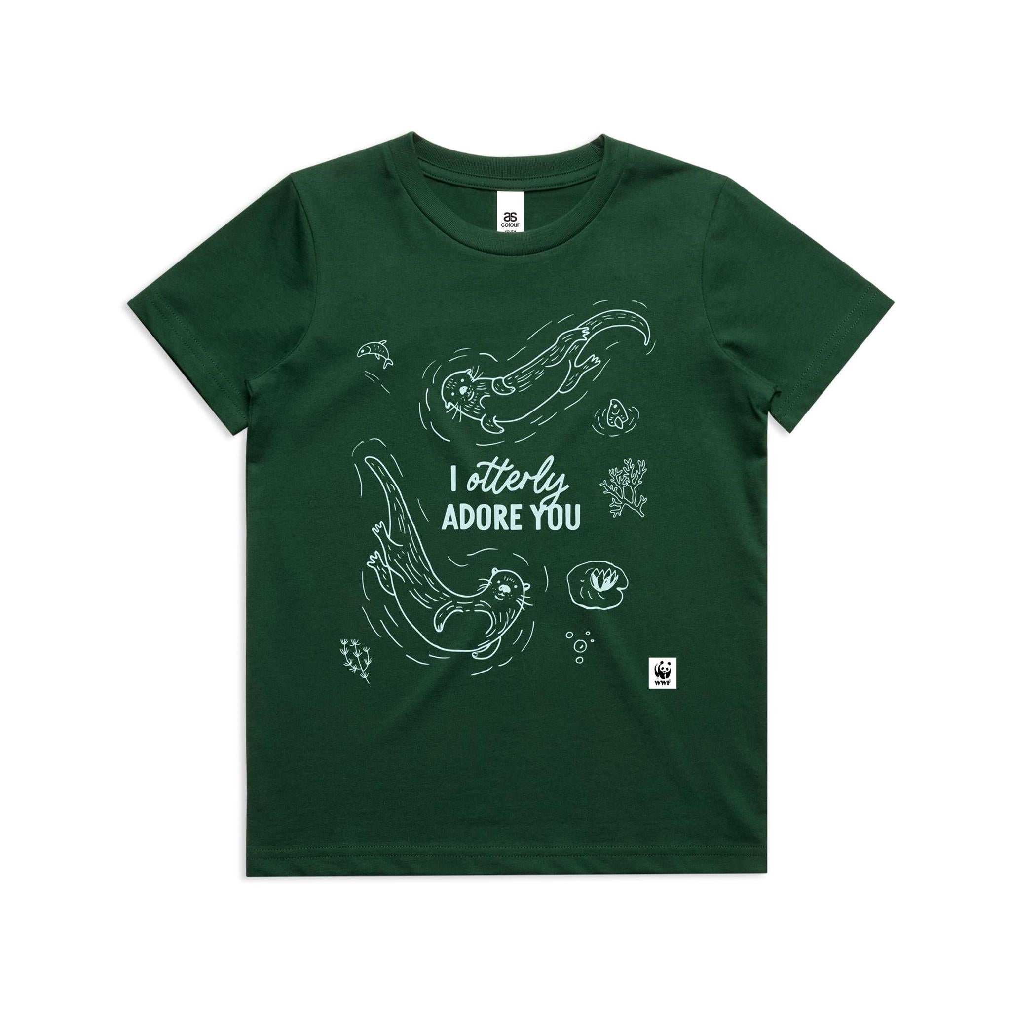 I Otterly Adore You Kids T-Shirt
