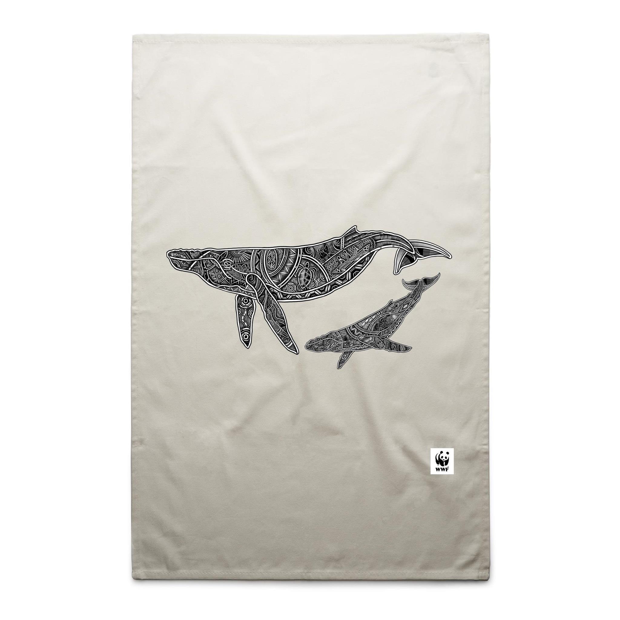 Whale Tea Towel