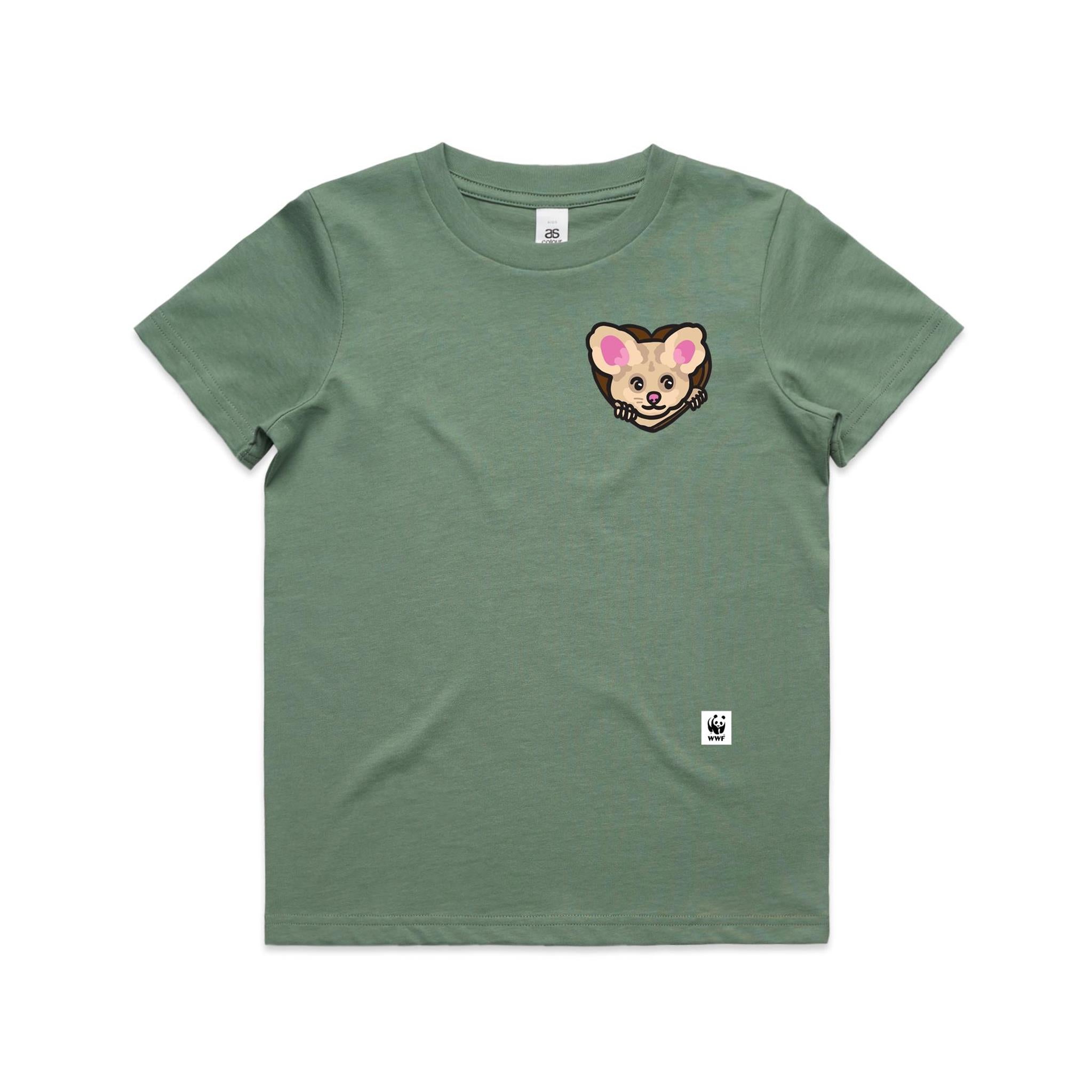 Night Puff - Greater Glider Pocket Pal | Kids T-Shirt