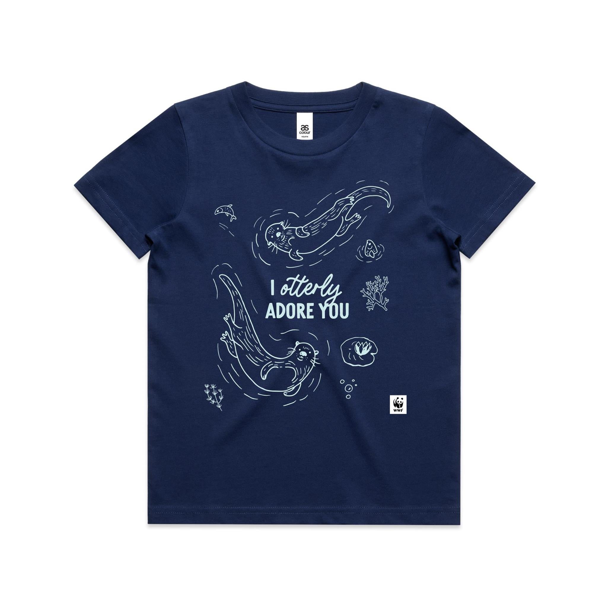 I Otterly Adore You Kids T-Shirt