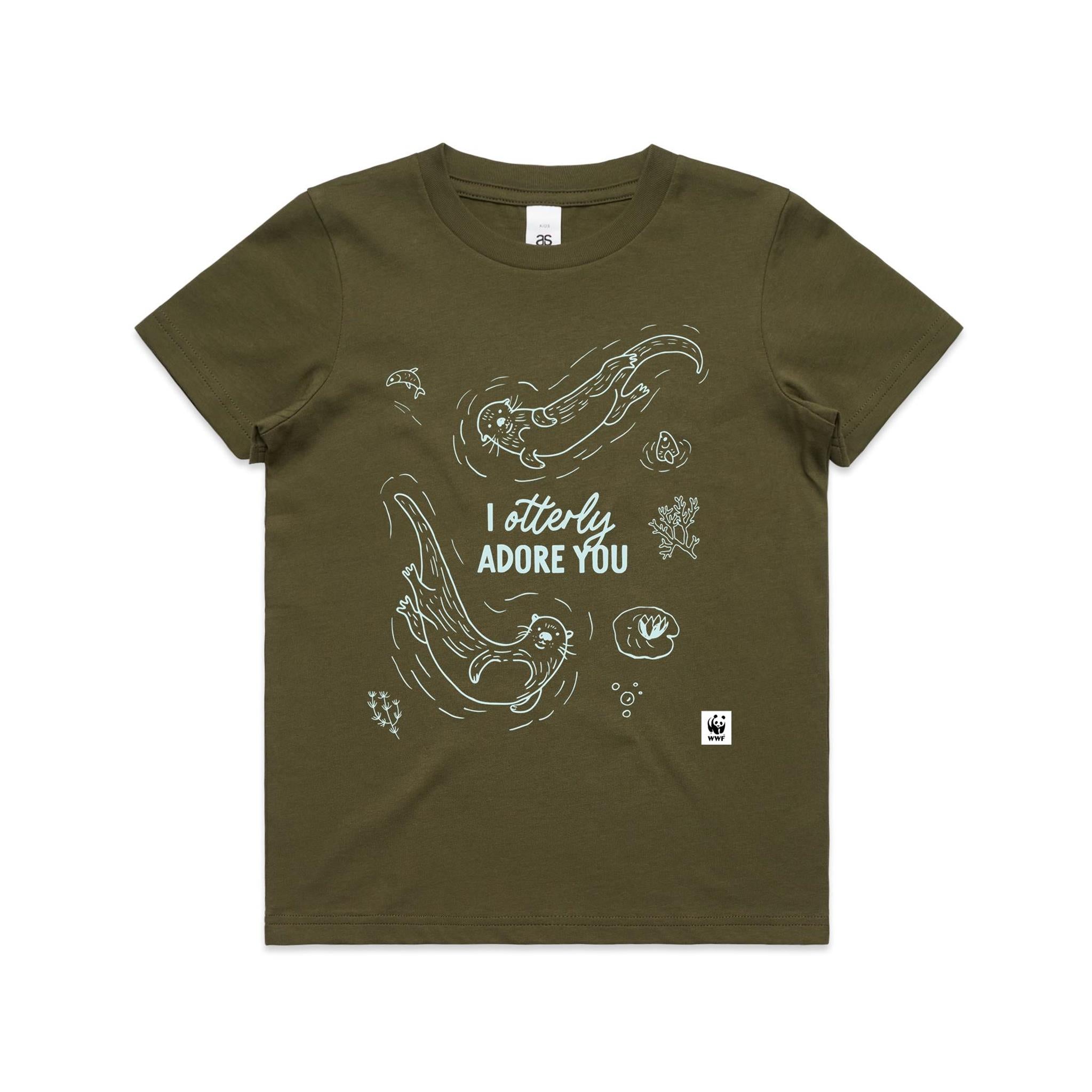 I Otterly Adore You Kids T-Shirt