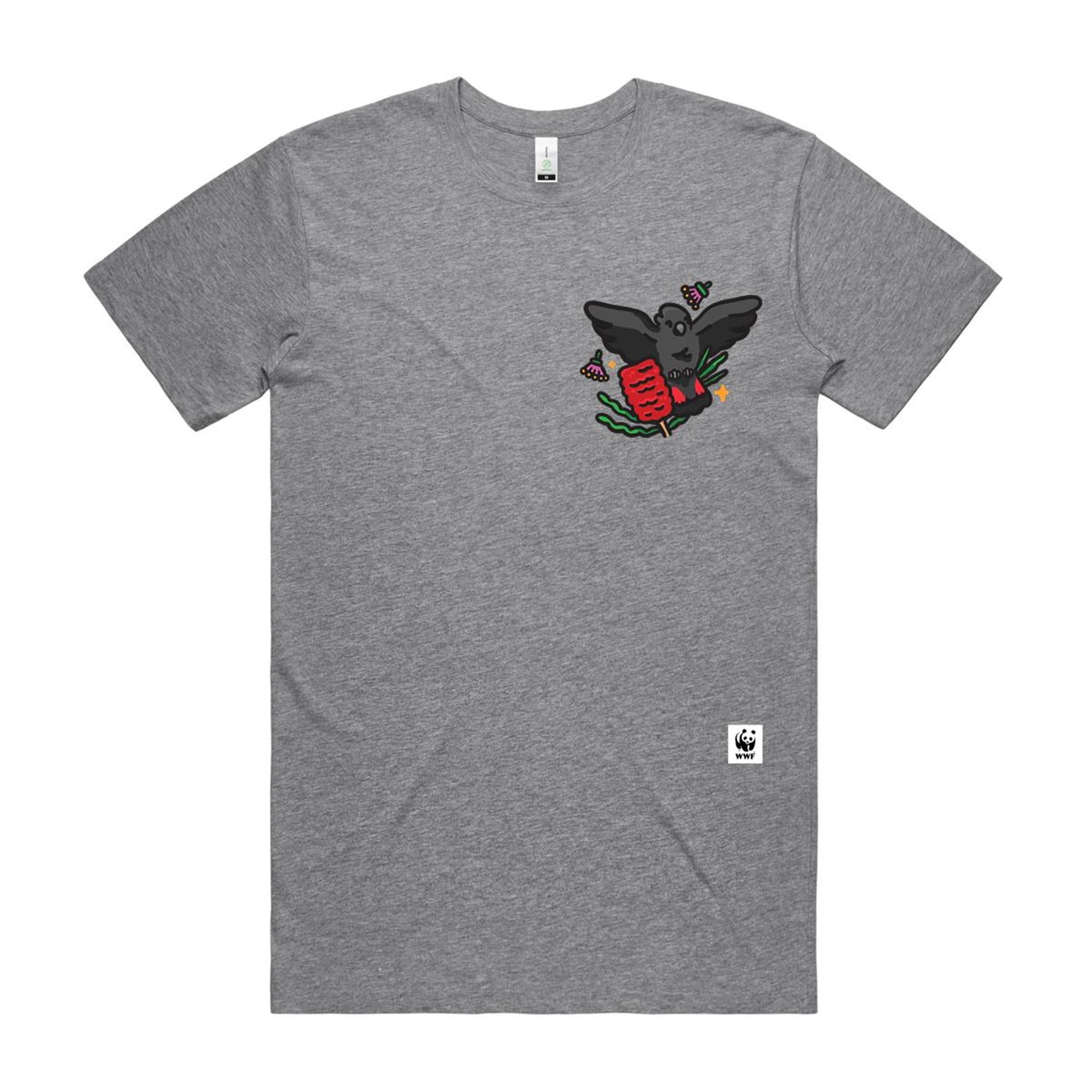 Glossy Gang - Glossy Black Cockatoo | Pocket Pal T-Shirt