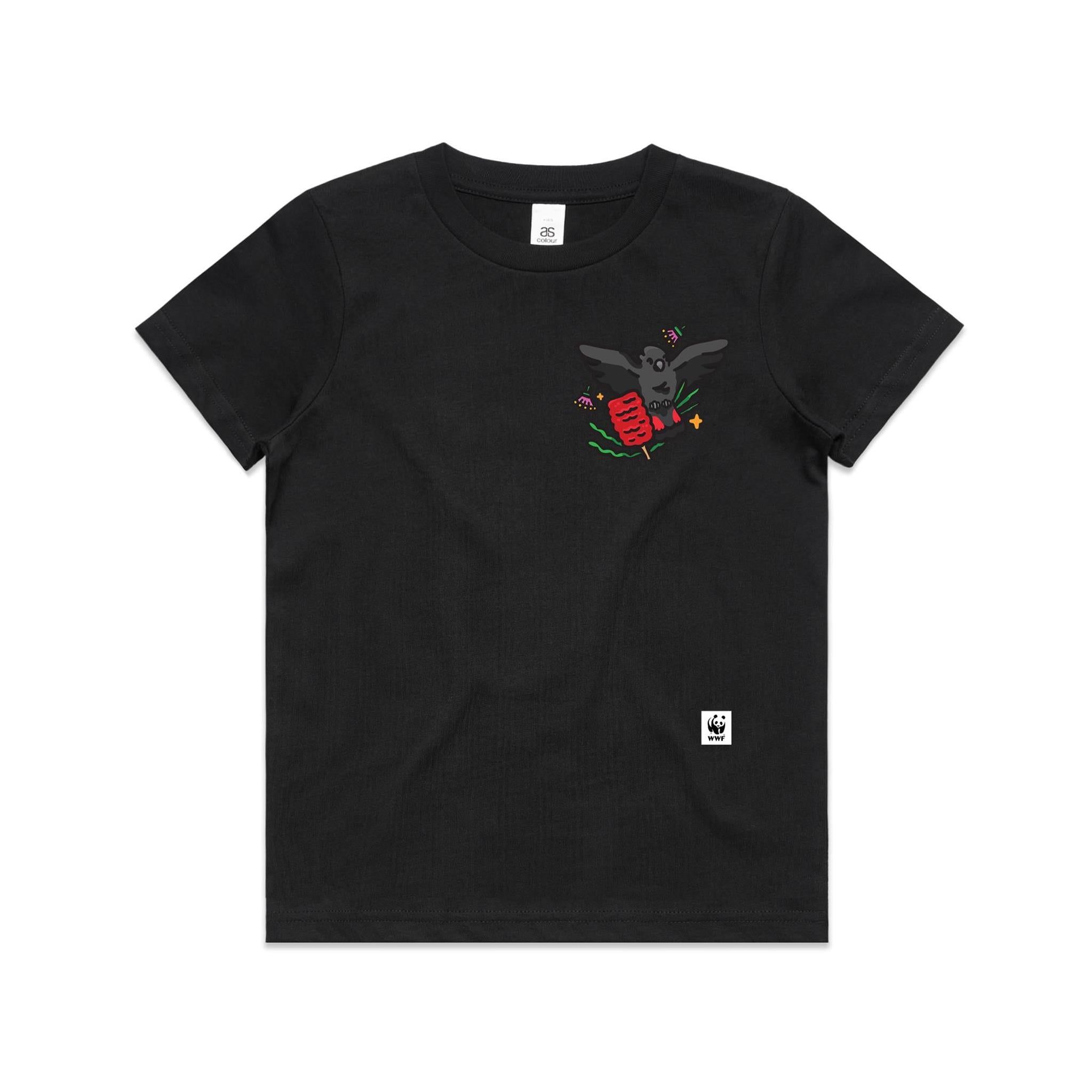 Glossy Gang Glossy Black Cockatoo Pocket Pal | Kids T-Shirt