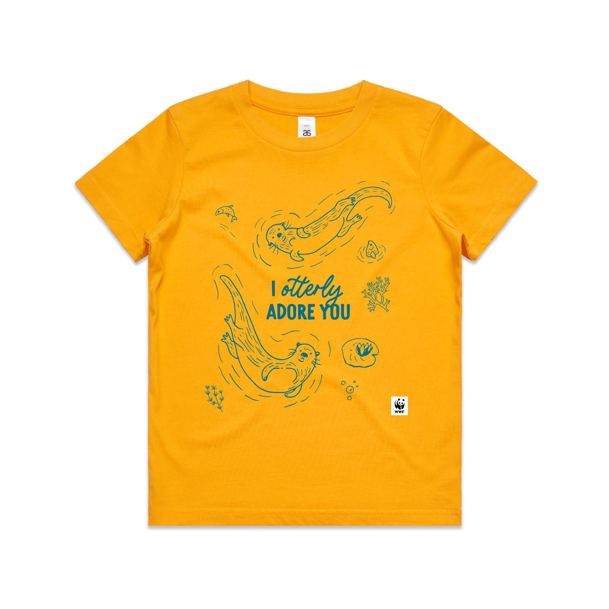 I Otterly Adore You Kids T-Shirt