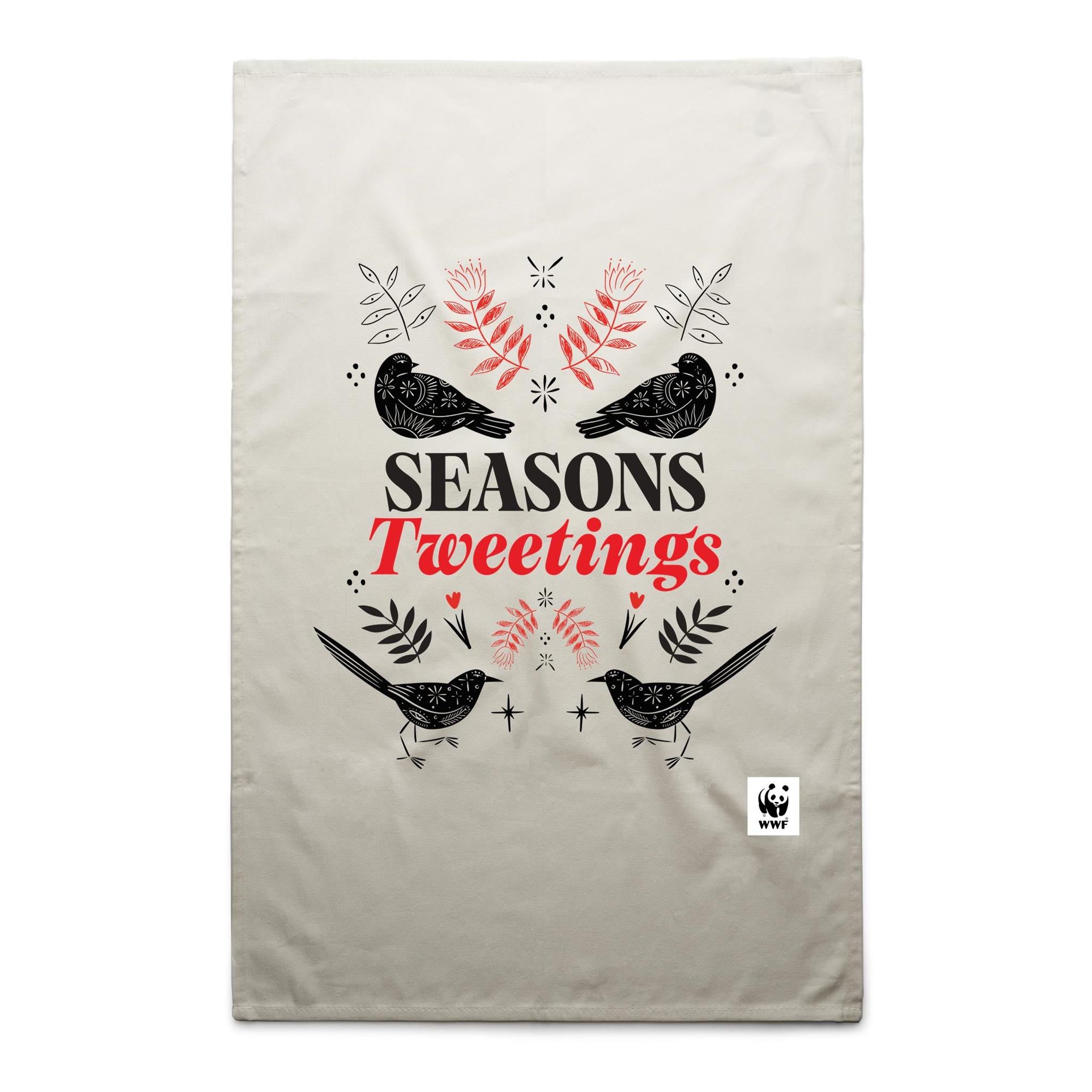 Seasons Tweetings - Tea Towel