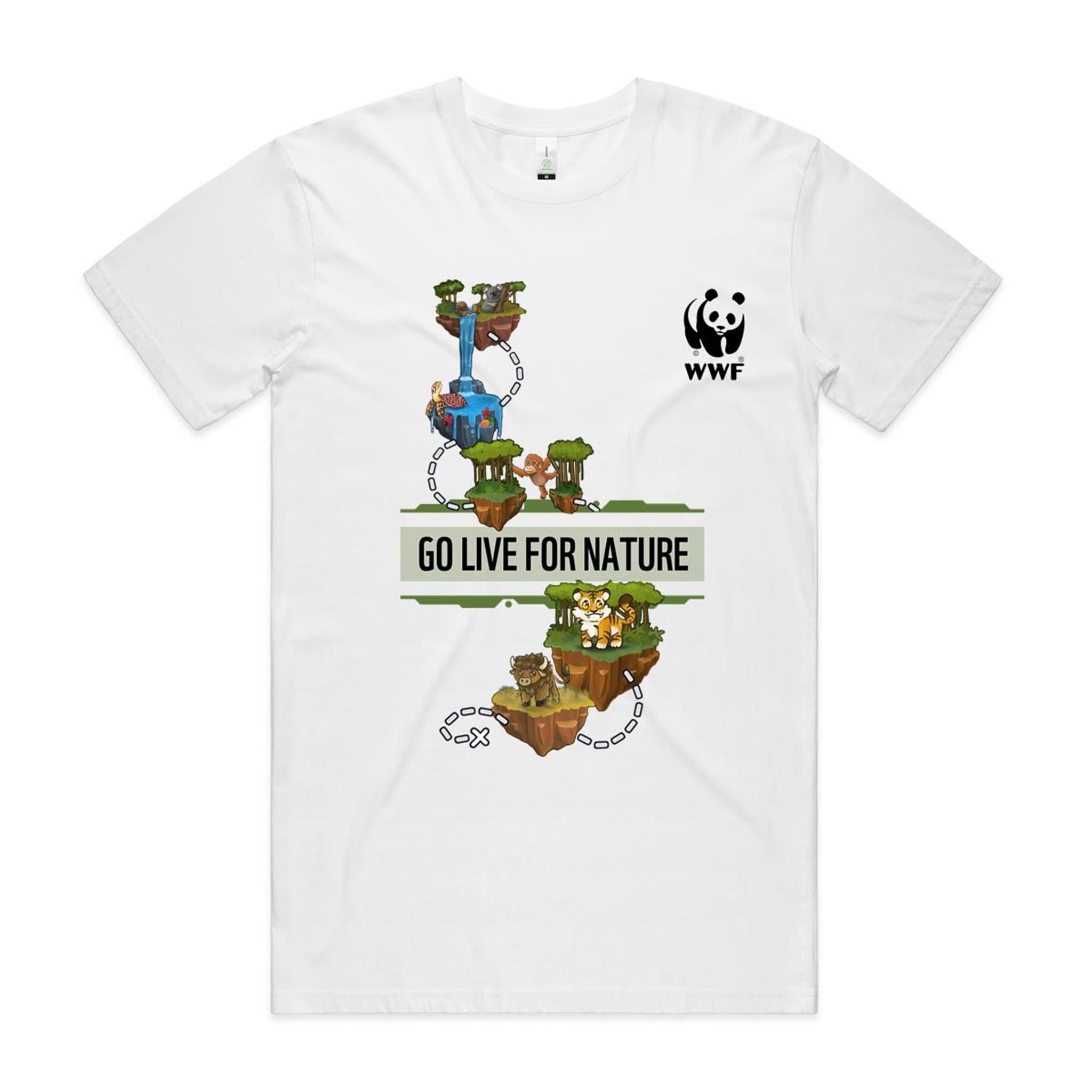 Go live for nature t-shirt