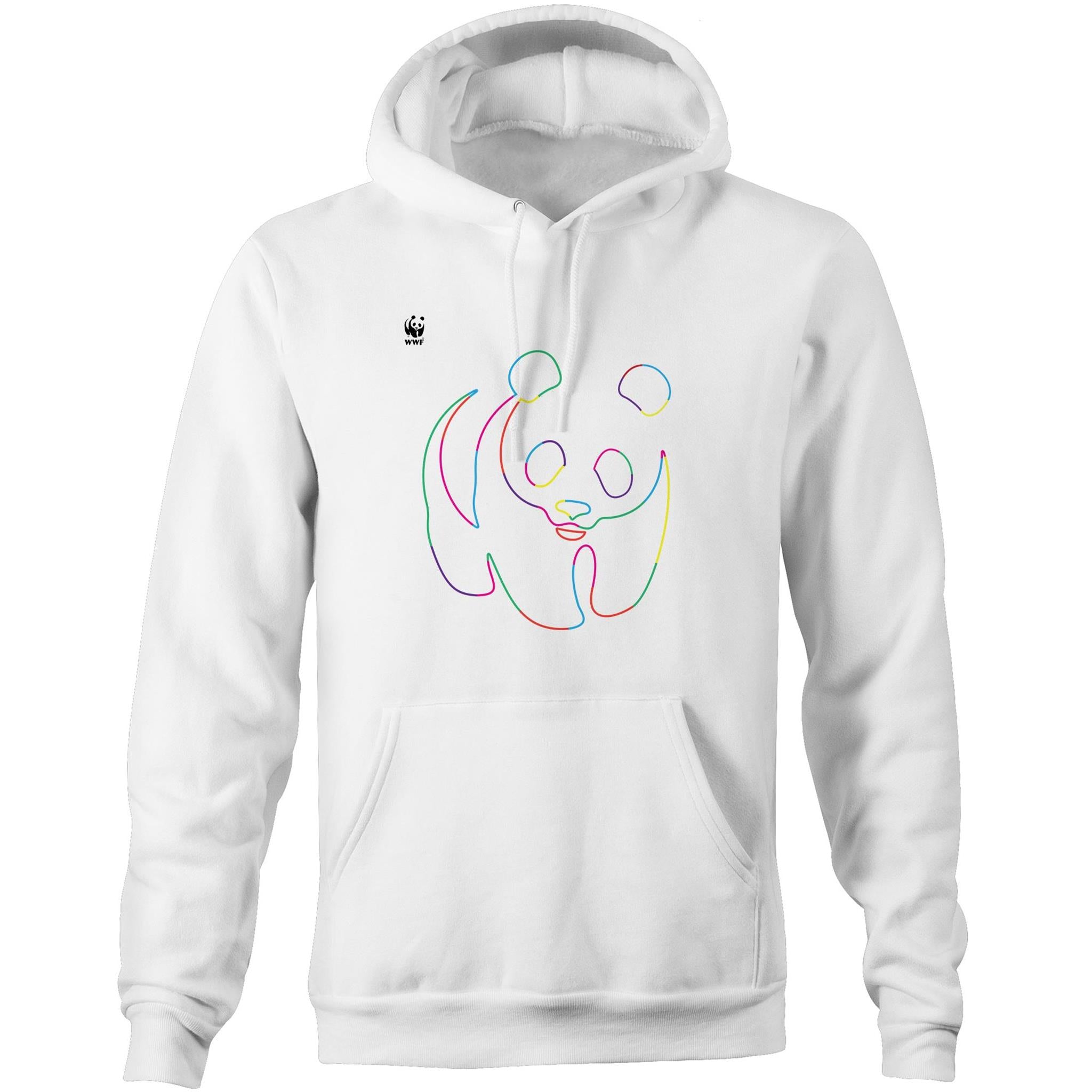 Panda pride outline hoodie