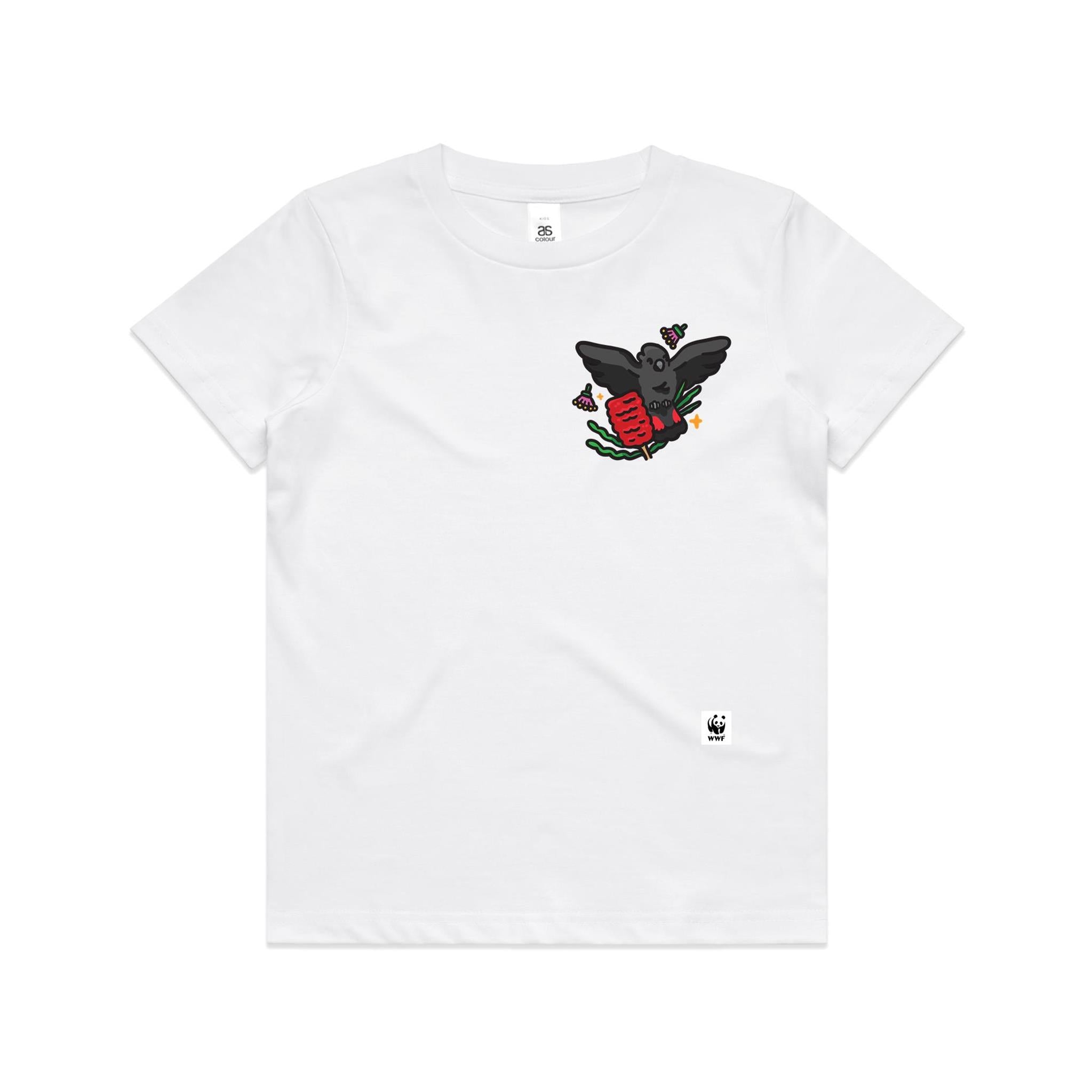 Glossy Gang Glossy Black Cockatoo Pocket Pal | Kids T-Shirt