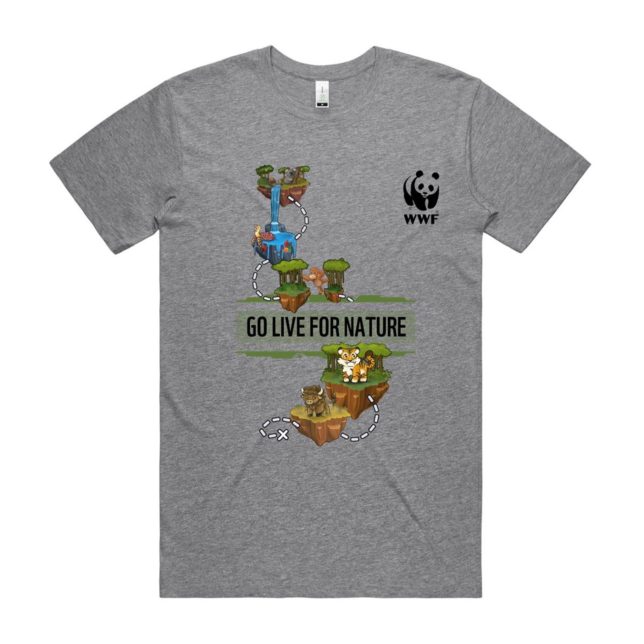 Go live for nature t-shirt