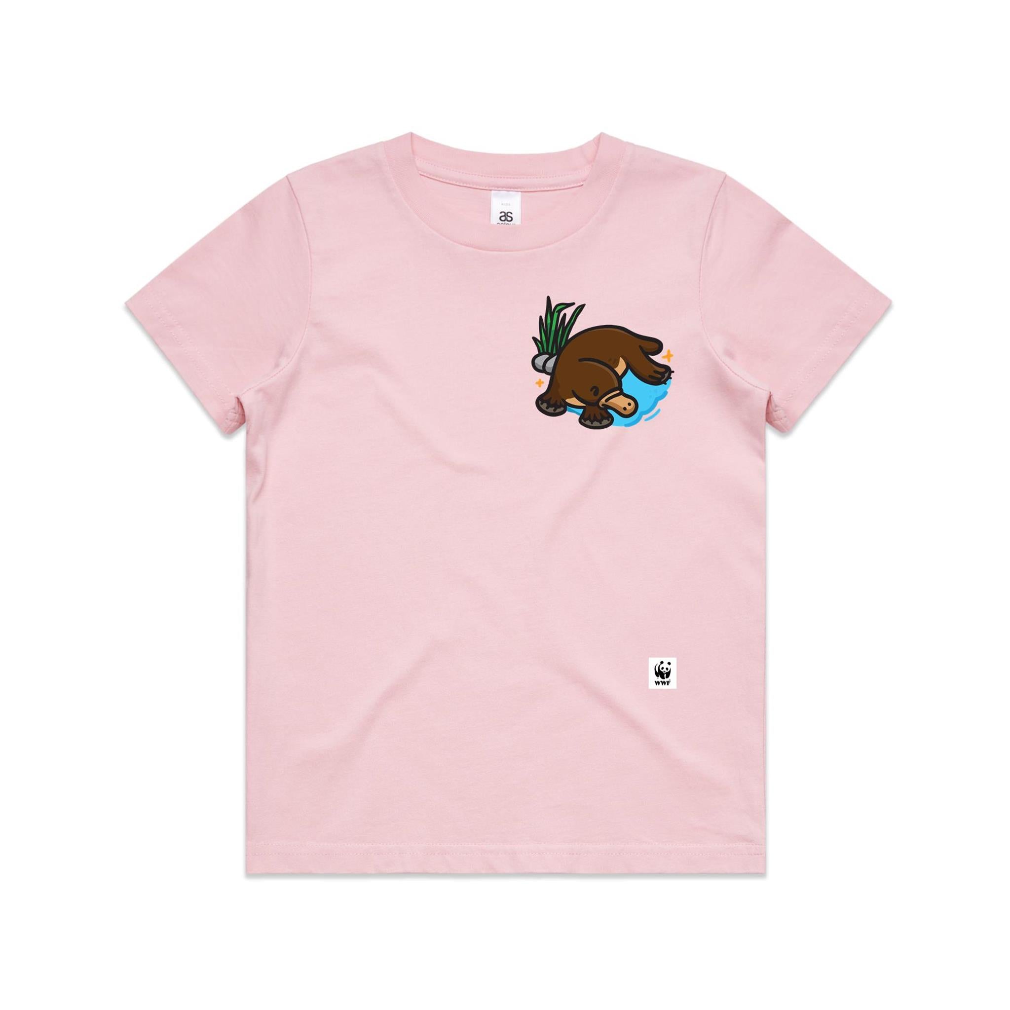 Lil' Paddle Platypus Pocket Pal | Kids T-Shirt