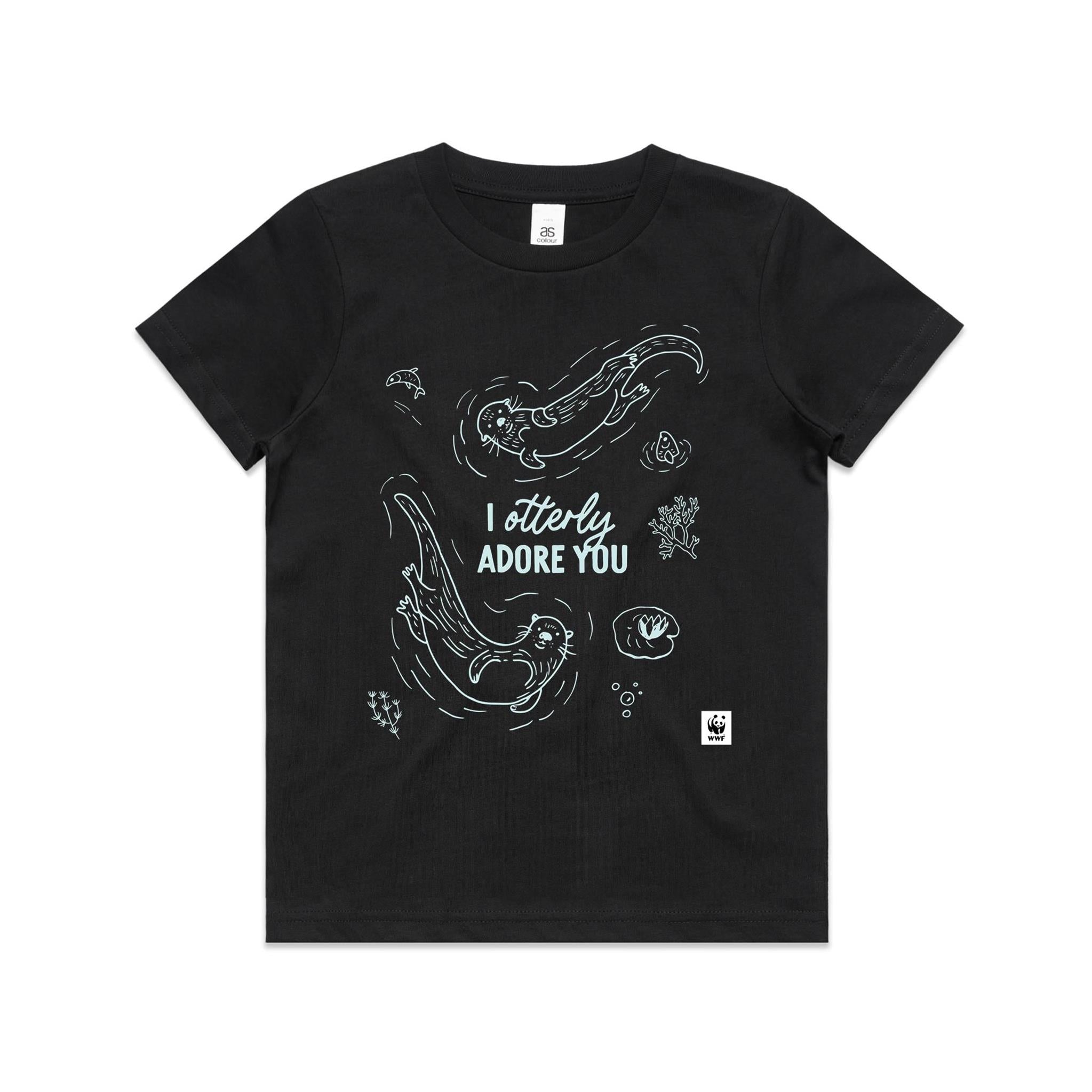 I Otterly Adore You Kids T-Shirt