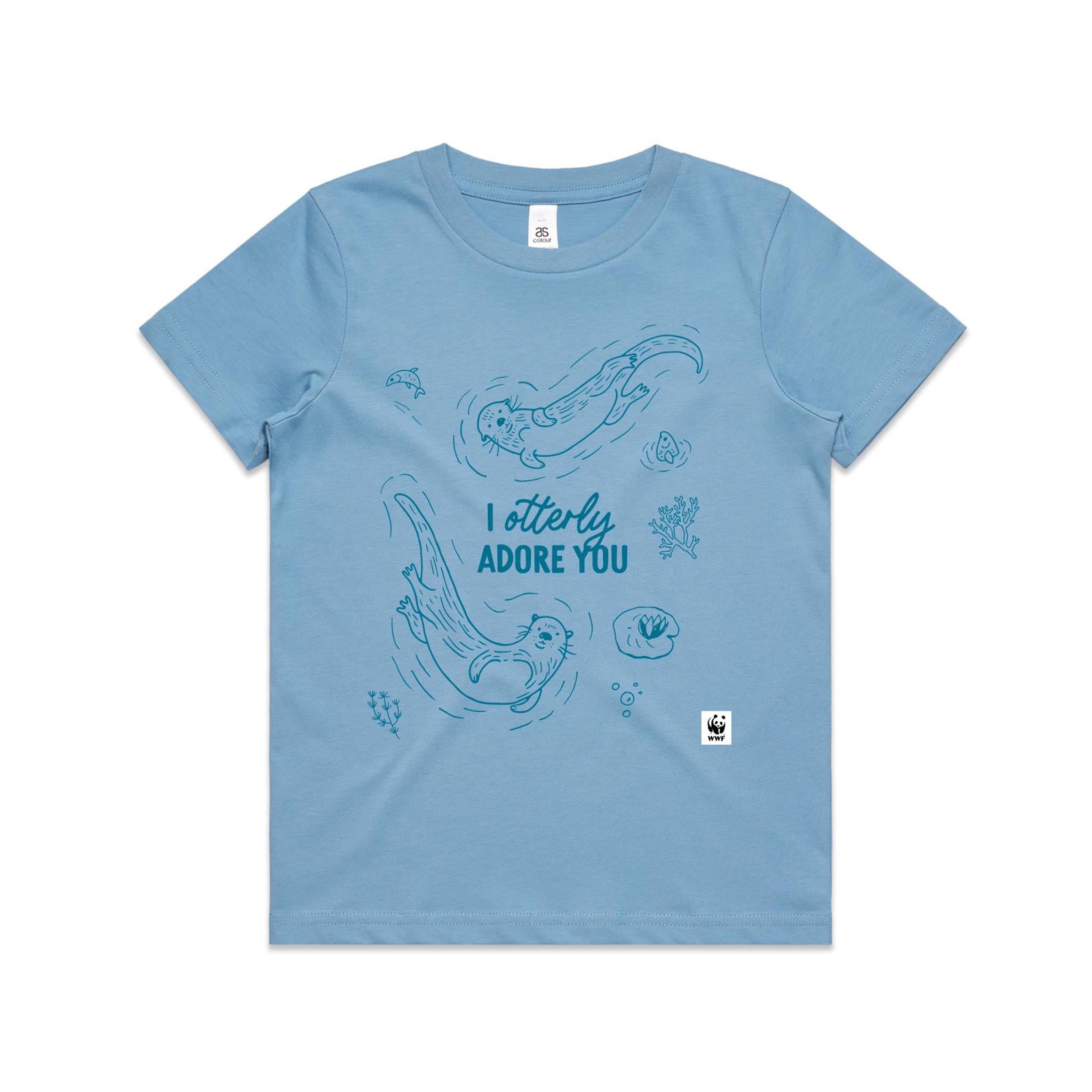 I Otterly Adore You Kids T-Shirt
