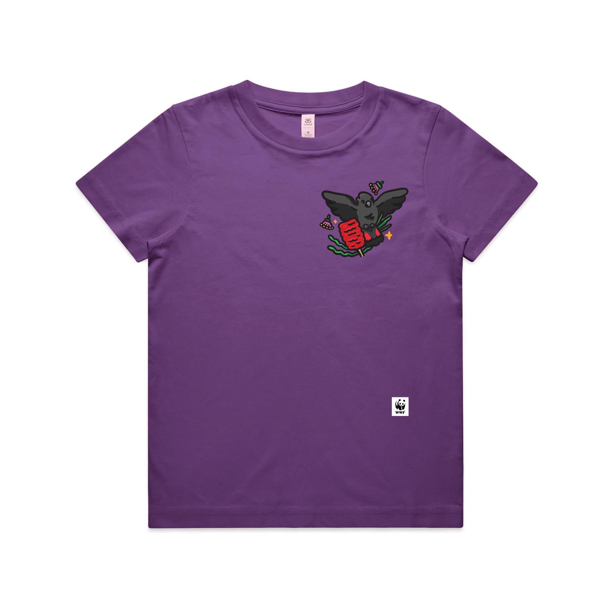 Glossy Gang Glossy Black Cockatoo Pocket Pal | Kids T-Shirt